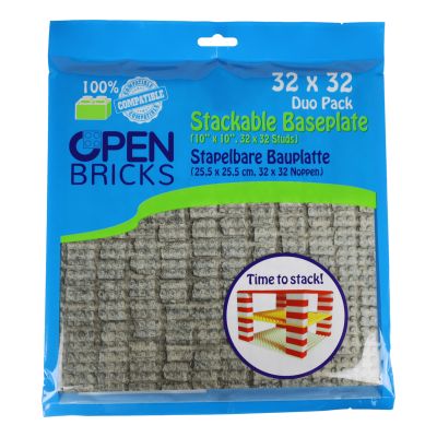 Open Bricks Baseplate 32x32 Gepflastert (2)