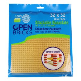 Open Bricks Baseplate 32x32 Wüste (2)