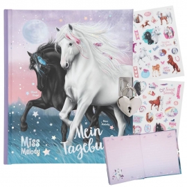 Miss Melody Tagebuch mit Sticker