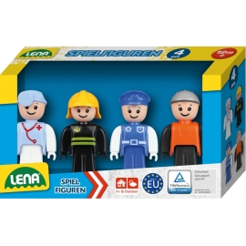 Spielfiguren Set blau, sortiert