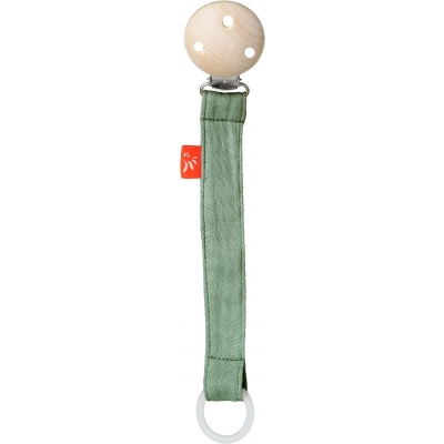Pacifierclip Muslin Olive