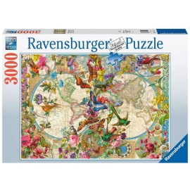 Ravensburger - Weltkarte mit Sch