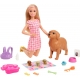 Mattel - Barbie Puppe mit Hund &