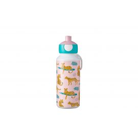 trinkflasche pop-up campus 400 ml - leopard