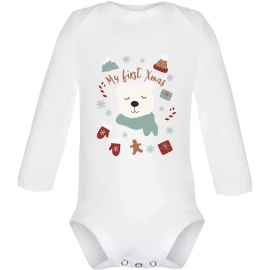 kikadu - Xmas Body Eisbär 62-68