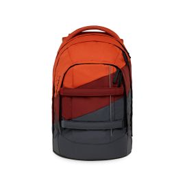 satch pack grey, red, orange Fir