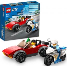 Lego City Verfolgungsjagd mit dem Polizeimotorrad