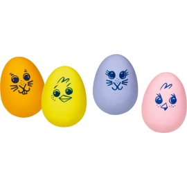 Lustige Eier-Flummis Fröhliche Ostern!