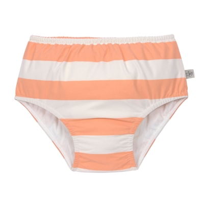 LSF Swim Diaper Block Stripes milky/peach, 25-36 m