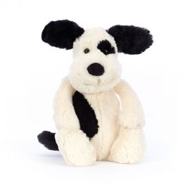 Bashful Black & Cream Puppy Medi