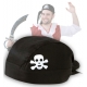 Piraten-Kopftuch schwarz