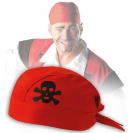 Piraten-Kopftuch rot