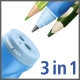 EASY sharpener rechts petrol
