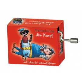 Spieluhr Jim Knopf rot "Lummerland"