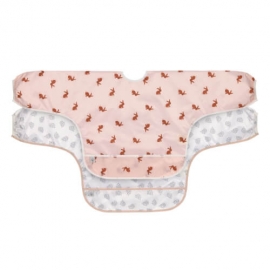 Long Sleeve Bib 2 pcs ass. Little Forest Rabbit