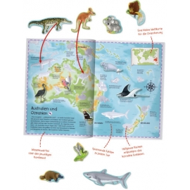 Natur-Stickerwelt Atlas - Tiere