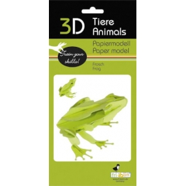 3D Papiermodell - Frosch, Spezia