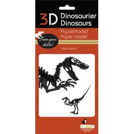 3D Papiermodell - Velociraptor,