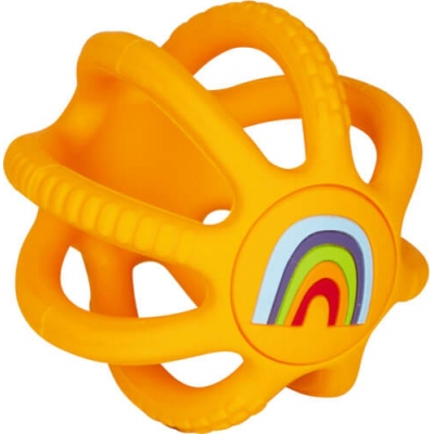 Silikon-Greifball Regenbogen - B