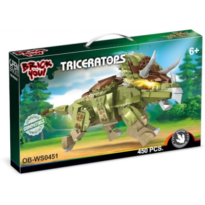 Open Bricks Triceratop