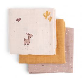 Burp cloth 3-pack Gots Lalee Pow