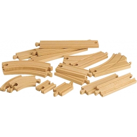 BRIO 63340200 Mittleres Schienensortiment