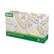 BRIO 63340200 Mittleres Schienensortiment