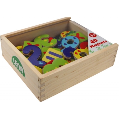 Magnet Zahlen aus Holz