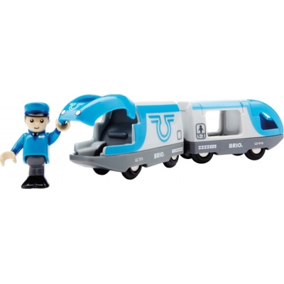 BRIO 63350600 Blauer Reisezug (Batteriebetrieb)