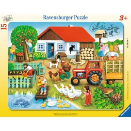 Ravensburger 06020 Rahmenpuzzle Was gehört wohin? 15 Teile