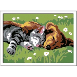 Ravensburger 280155 Malen nach Zahlen Tiefer Schlaf 13 x 18 cm