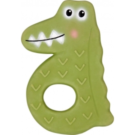Beißring aus Naturkautschuk Krok