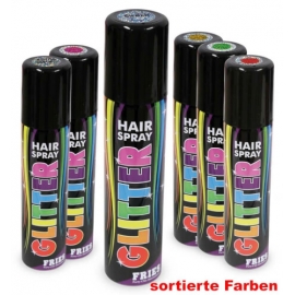 Hairspray GLITTER, sort. Farben,