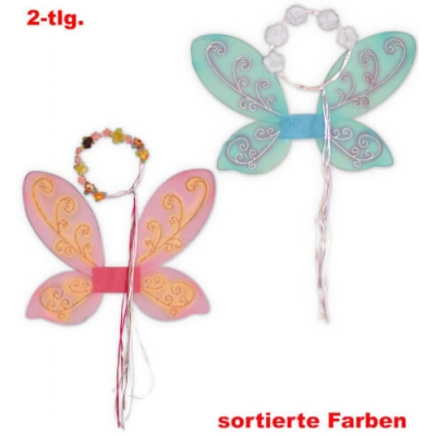 Set Blumenfee, sort. Farben, 2-t