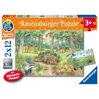 Pz. Www Tiere Im Wald 2X12T.