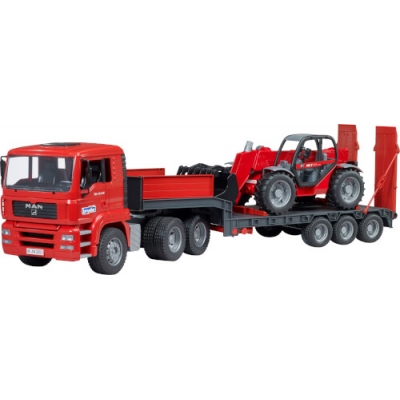Man Tga Lkw Tieflader, Manitou T