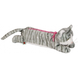 Stifteetui Katze, Grau - Lustige
