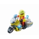 Notarzt-Motorrad Mit Blinklicht