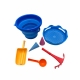 7 In 1 Falteimer Set Blau