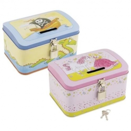 Spardose Pirat und Prinzessin