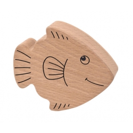 Holzrassel Fisch