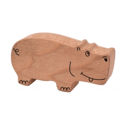 Holzrassel Hippo