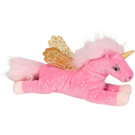 Glitzer-Beanie, Rosa - Einhorn-P