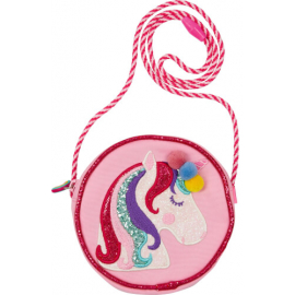 Täschchen (Rund) - Einhorn-Parad