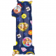 Paw Patrol Folienballon Zahl 1 c