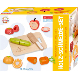 Holz-Schneide-Set Obst & Gemüse