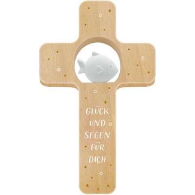 Holzkreuz  -  Glück und Segen fü
