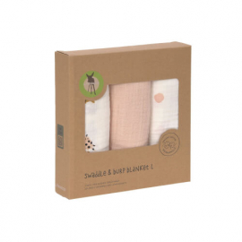 Swaddle & Burp Blanket L Little