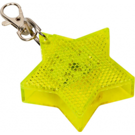 Blinkender Anhänger Stern - Bunt