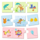 Lernspiel: Puzzle trio: Alltag
